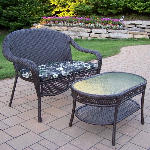 Oakland Living Elite 2 Piece Sofa Set with Cushions