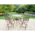 thumbnail image 1 of Oakland Living Elite Cast Aluminum 5 Piece Round Bar Height Patio Dining Set, 1 of 10