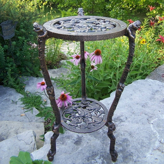 Oakland Living Frog Plant Stand - Antique Bronze
