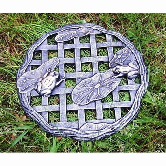 Oakland Living 5153-AP - Frog Stepping Stone - Antique Pewter