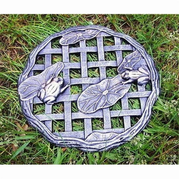 Oakland Living 5153-AP - Frog Stepping Stone - Antique Pewter