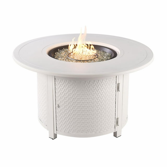 Oakland Living Matera 44 in. Round Propane Fire Pit Table - Copper