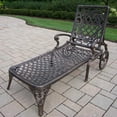 thumbnail image 1 of Oakland Living Mississippi Cast Aluminum Chaise Lounge, 1 of 5