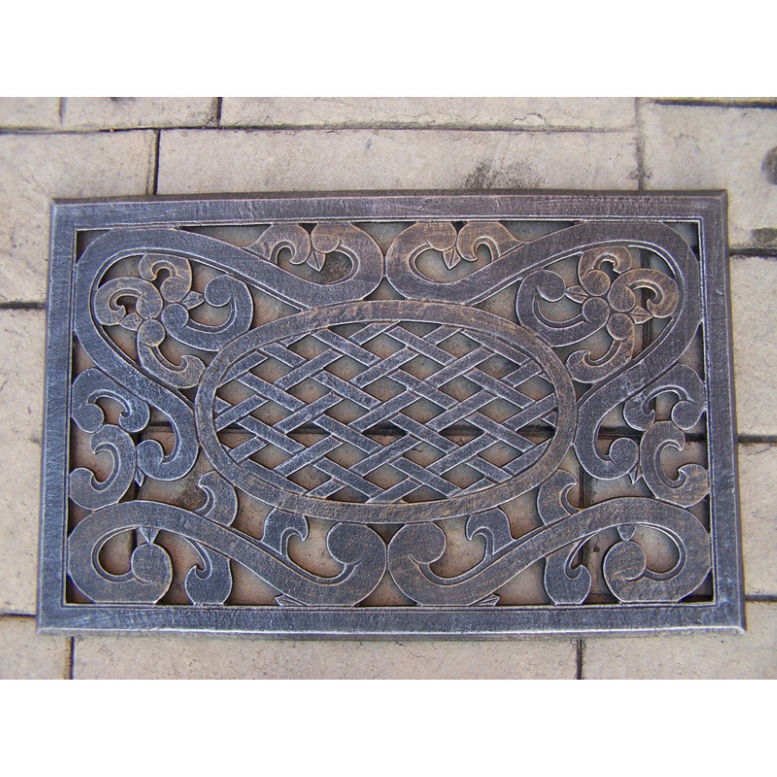 Oakland Living Mississippi Cast Aluminum Door Mat