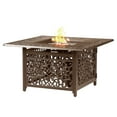 thumbnail image 1 of Oakland Living Square 42 in. x 42 in. Aluminum Propane Fire Pit Table with Glass Beads, Two Covers, Lid, 57,000 BTUs - N/A Brown Espresso Finish, 1 of 5