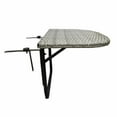 thumbnail image 1 of Oakland Living Wicker and Metal Indoor/Outdoor Foldable Balcony Table with Adjustable Clamps - Black, 1 of 7