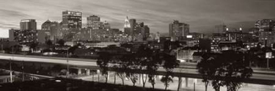 Oakland Pano - 1 Canvas Art - Alan Blaustein (8 x 24)