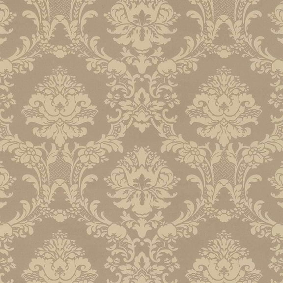 Patton Wallcovering Document Damask Wallpaper