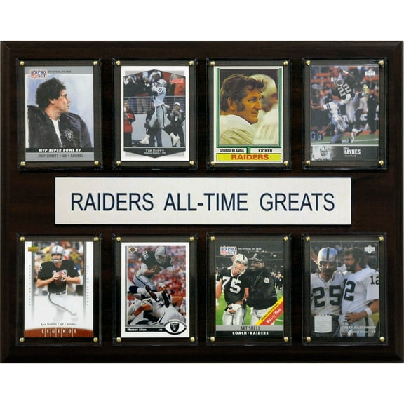 Oakland Raiders 12'' x 15'' All-Time Greats Plaque