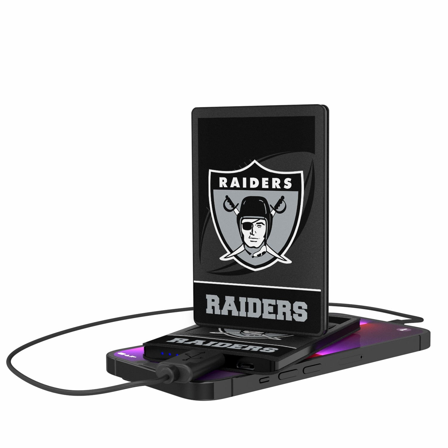 Oakland Raiders Light Switch Plate - Single Rocker Football Team Design