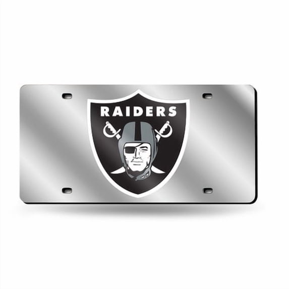 Oakland Raiders Laser License Plate