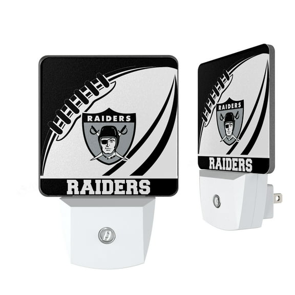 Oakland Raiders Passtime Design Nightlight 2-Pack
