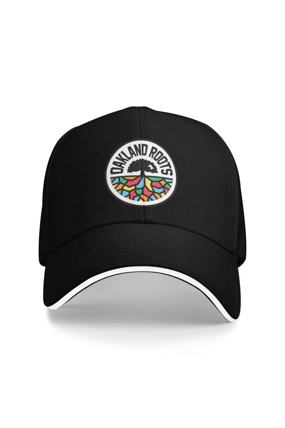 Oakland Roots Sc Hat Adjustable Sandwich Bill Trucker Cap For Daily & Outdoor Use