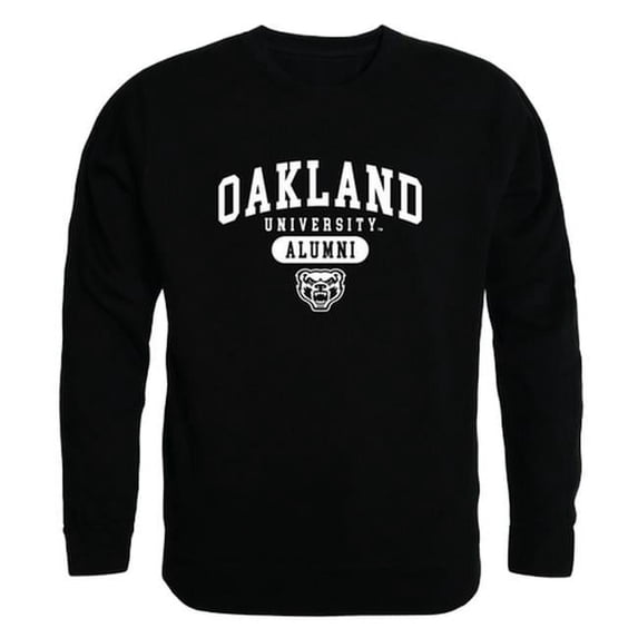 Oakland University Golden Grizzlies Alumni Fleece Sweatshirt, Black - Small