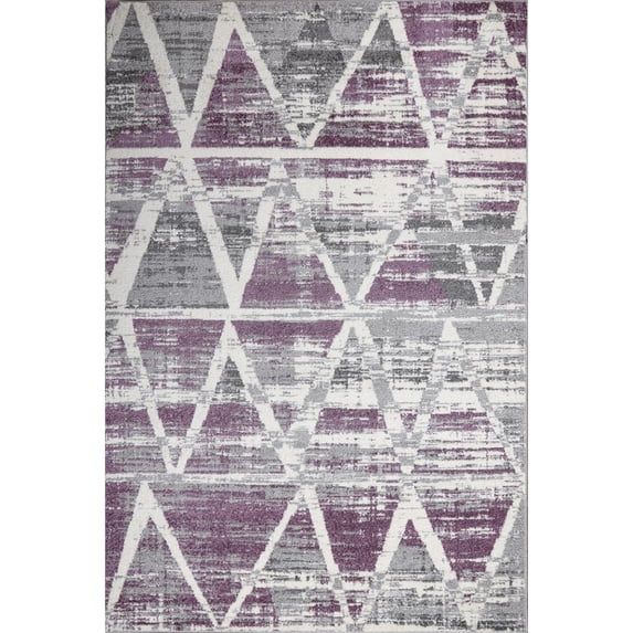 L'Baiet Oakleigh Purple 4 ft. x 6 ft. Area Rug