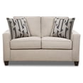 thumbnail image 1 of Oakleigh Linen Loveseat with Accent Pillows in Linen, 1 of 5