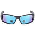 thumbnail image 1 of Oakley Gascan Prizm Sapphire Polarized Wrap Men's Sunglasses OO9014 901450 60, 1 of 6