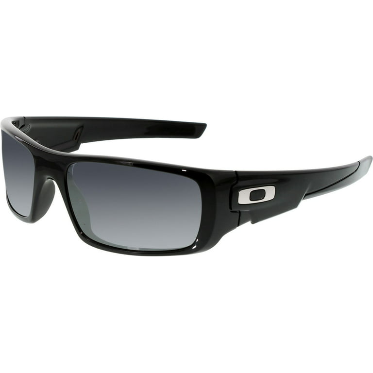 Oakley Crankshaft Rectangular Polished Black/Black Iridium Sunglasses, - Walmart.com