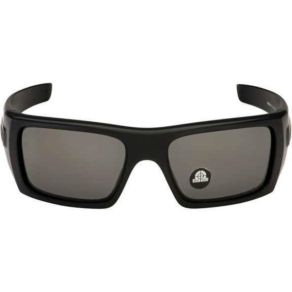 Oakley OO9253 Det Cord Prescription Safety Glasses, Matte Black/Grey