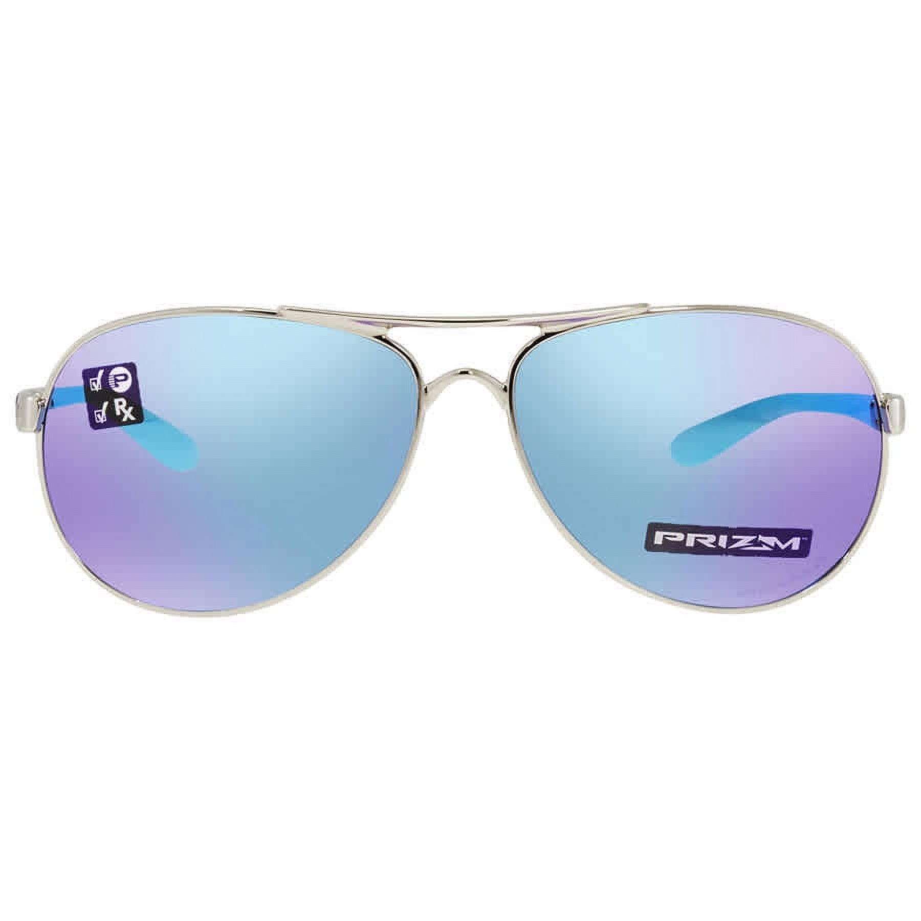 Oakley Feedback Prizm Sapphire Polarized Pilot Ladies Sunglasses