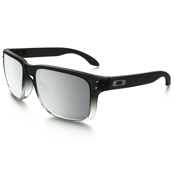 Oakley Holbrook Dark Ink Fade Acetate Frame Chrome Iridium Lens Men's Sunglasses OO9102
