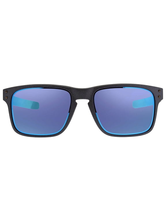 Men's Holbrook Mix Sunglasses Steel/Prizm Sapphire Polarized (57 mm) - 0OO9384-938410 57