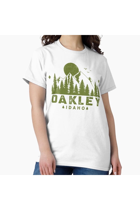 Oakley Idaho Mountain Souvenir Retro T-Shirt