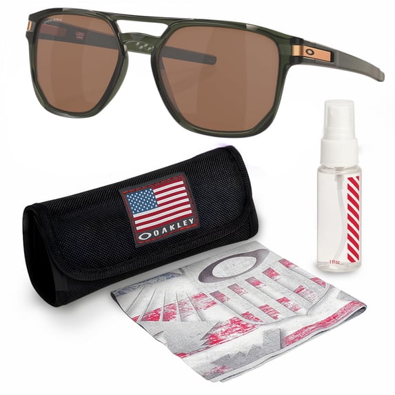 Oakley Latch beta 0OO9436 Sunglasses Matte Black Frame w/Prizm Black Polarized Lenses With Official Eyewear Kit