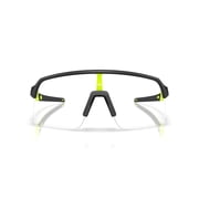 Oakley Man Sunglasses Matte Black Frame, Clear Lenses, 0MM