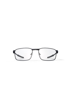 Unisex Size 57 Rectangular Fuller Optical Glasses, Satin Black/Demo Lens