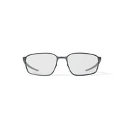 Oakley Unisex Size 58 Rectangular Extender Optical Glasses with Case, Matte Gunmetal/Demo Lens