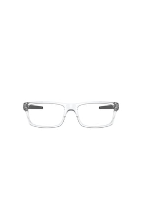 Unisex Size 54 Rectangular Currency Optical Glasses, Polished Clear/Demo Lens