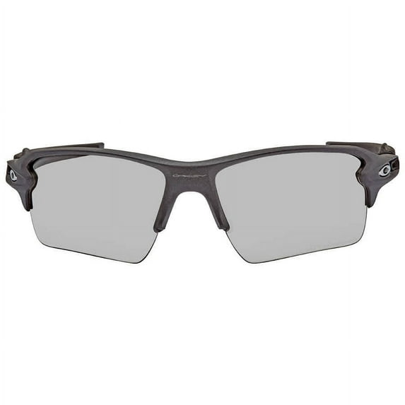 Oakley Men's Flak OO9188-16 Grey Wrap Sunglasses
