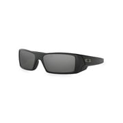 OAKLEY Men's Gascan Standard Fit Black Iridium Polarized Sunglasses, Matte Black