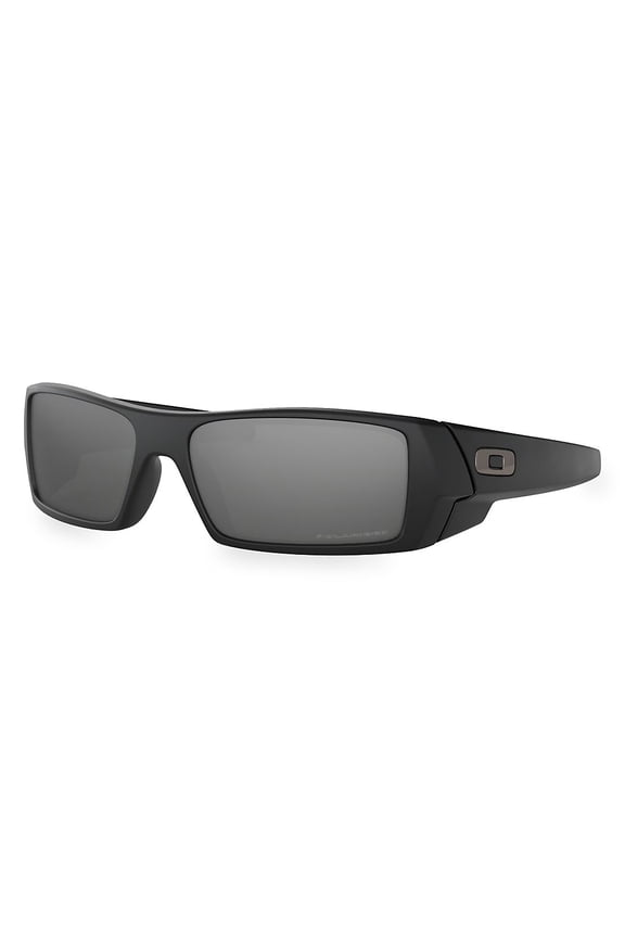Men's Gascan Standard Fit Black Iridium Polarized Sunglasses, Matte Black