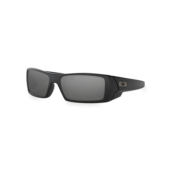 Oakley Men's Gascan Standard Fit Black Iridium Polarized Sunglasses, Matte Black