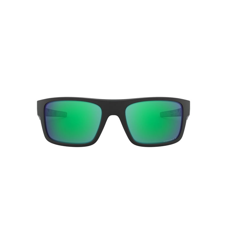 Oakley Men's OO9367 Drop Point Polarized Rectangular Sunglasses
