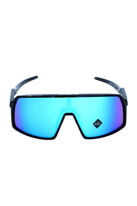 Men's OO9406 Sutro Rectangular Sunglasses, Polished Black/Prizm Sapphire, 37 mm