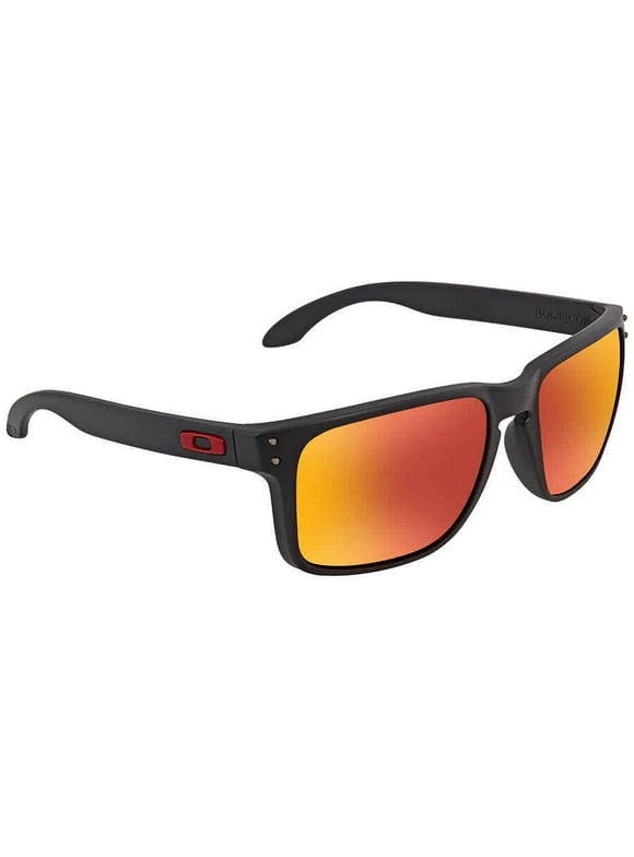 Oakley Men's OO9417 Holbrook XL Square Sunglasses, Matte Black/Prizm Ruby, 59 mm