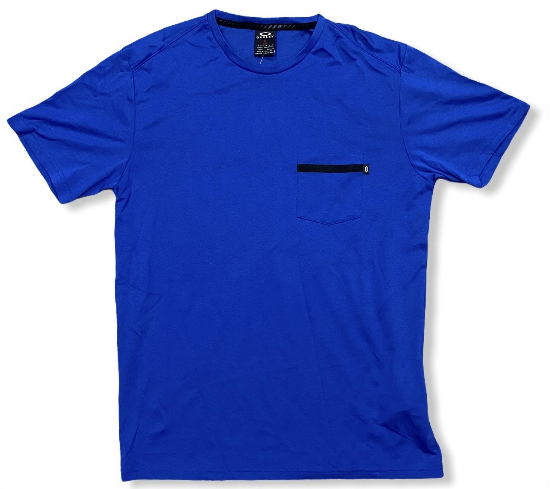 Oakley Men's Optimum O-Hydrolix Activewear Tee T-Shirt (Medium, Sapphire)