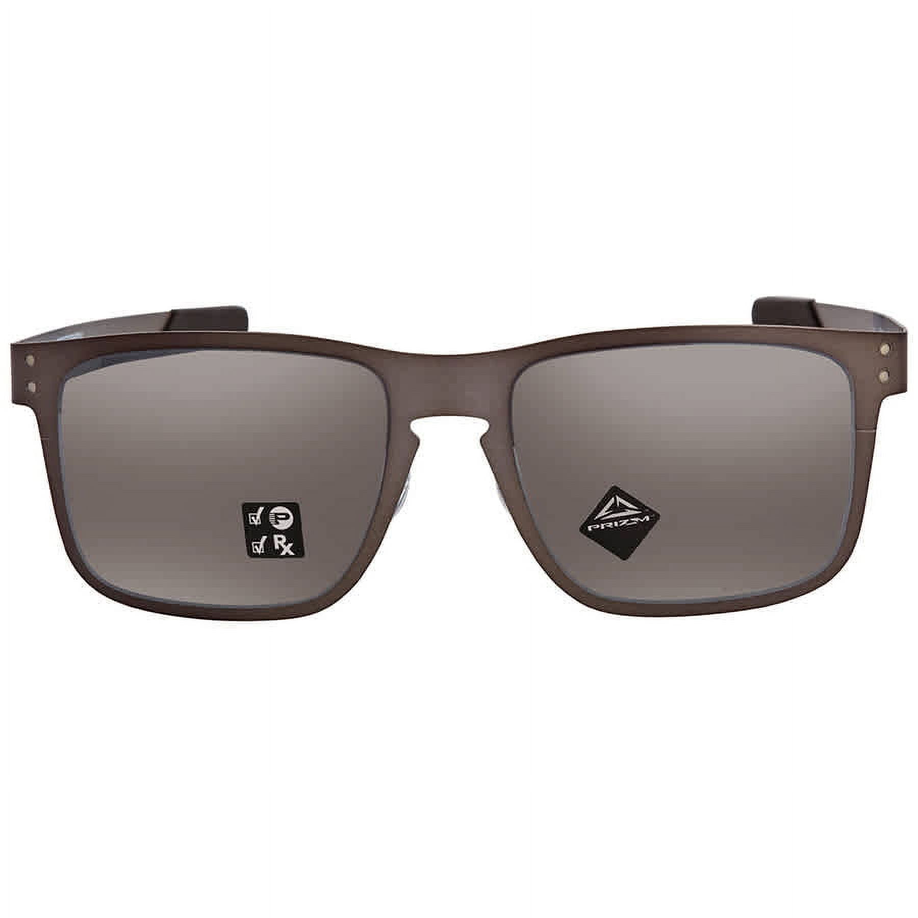 Oakley Men's Polarized Holbrook Metal 0OO4123-41230655 Grey Square Sunglasses