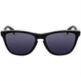 thumbnail image 1 of Oakley Mens Frogskins 24-306 Cat Eye Sunglasses,Polished Black Frame/Grey Lens,55 mm, 1 of 6