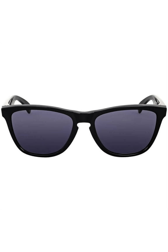 Mens Frogskins 24-306 Cat Eye Sunglasses,Polished Black Frame/Grey Lens,55 mm
