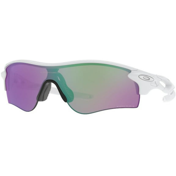 Oakley Mens Oo9206 Radarlock Path Low Bridge Fit Rectangular Sunglasses Polished White/Prizm Golf 38 Millimeters