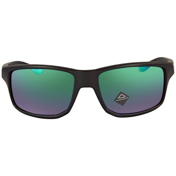 Oakley Mens Oo9449 Gibston Square Sunglasses Matte Black/Prizm Jade 60 Millimeters