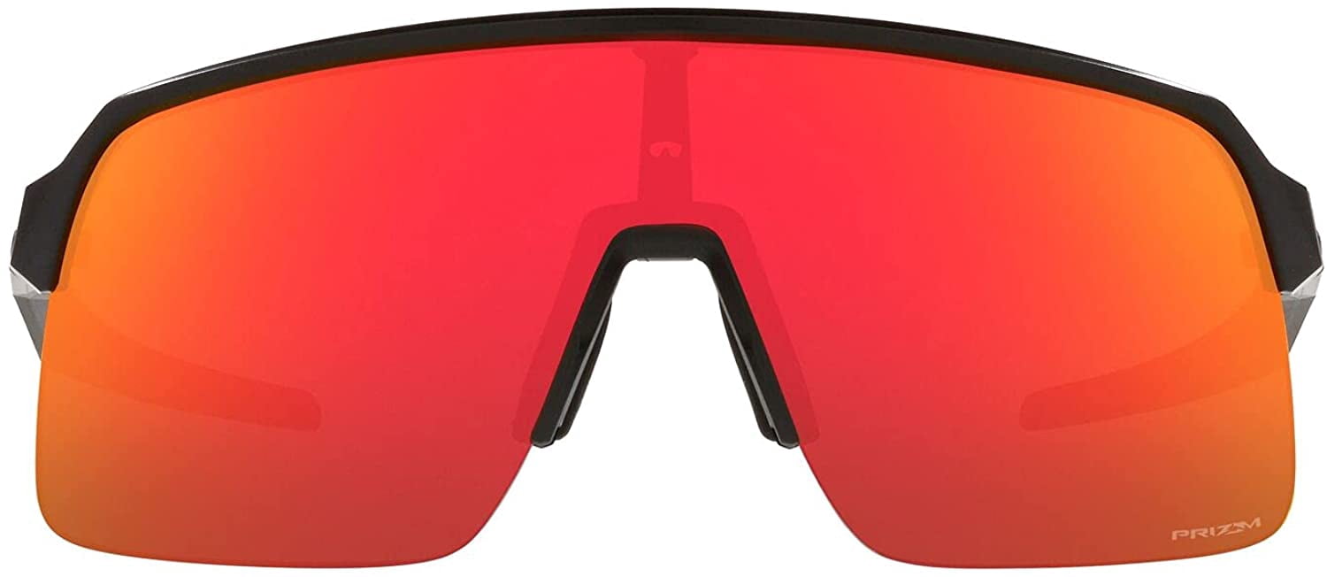 Oakley Mens Oo9463a Sutro Lite Low Bridge Fit Rectangular Sunglasses Matte Black/Prizm Ruby 39 Millimeters