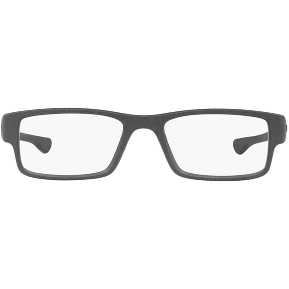 Oakley Mens Ox8046 Airdrop Rectangular Prescription Eyeglass Frames Satin Light Steel/Demo Lens 53 Millimeters