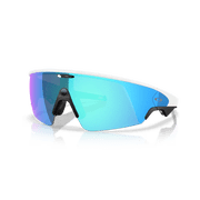 Meta Vanguard Smart Glasses, AI Meta Glasses with Photo, Video, and Audio, Size 52, White/Prizm Sapphire