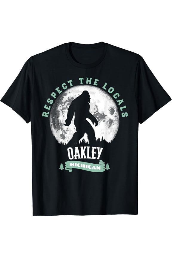 Oakley Michigan Bigfoot Sasquatch Moon Legend T-Shirt