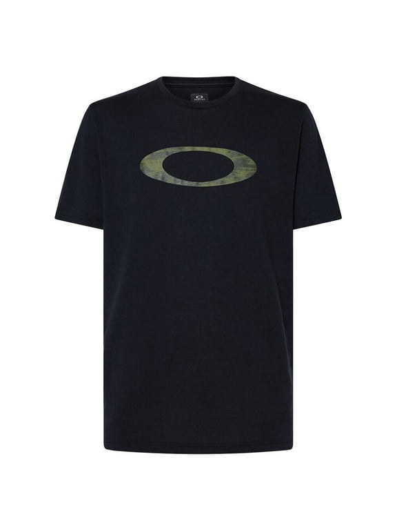Oakley O-Bold Ellipse Tee Short Sleeve T-Shirt Black/Brush Tiger Green XLarge
